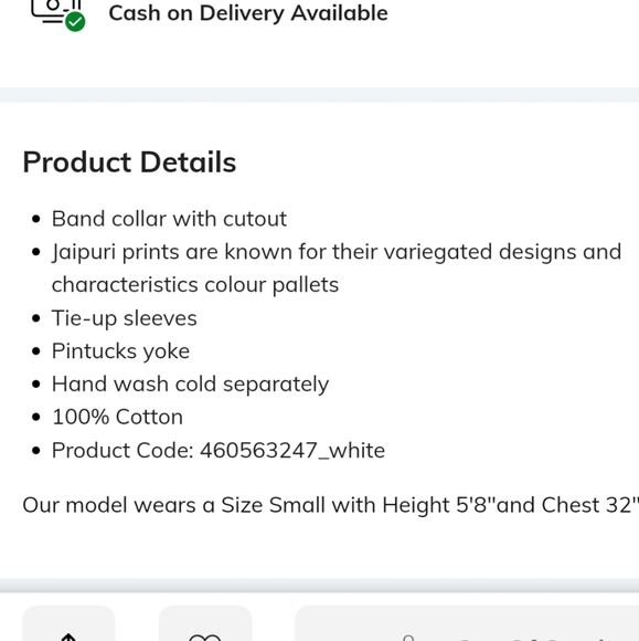 Inde Rooh Jaipuri Print Cotton A Line Maxi Dress Size Small - Picture 5 of 11